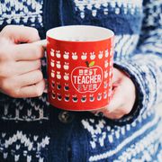 Soleil Home&trade; Porcelain Mug - Best Teacher Ever
